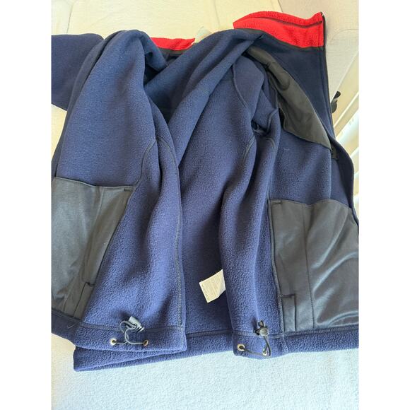 Timberland Blue mock neck  Polartec Men's Full Zip Fleece Jacket XL tall - Picture 8 of 9